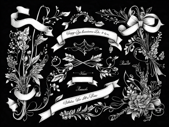 Download About Hand Drawn Floral Decorative Borde - Premium Resources